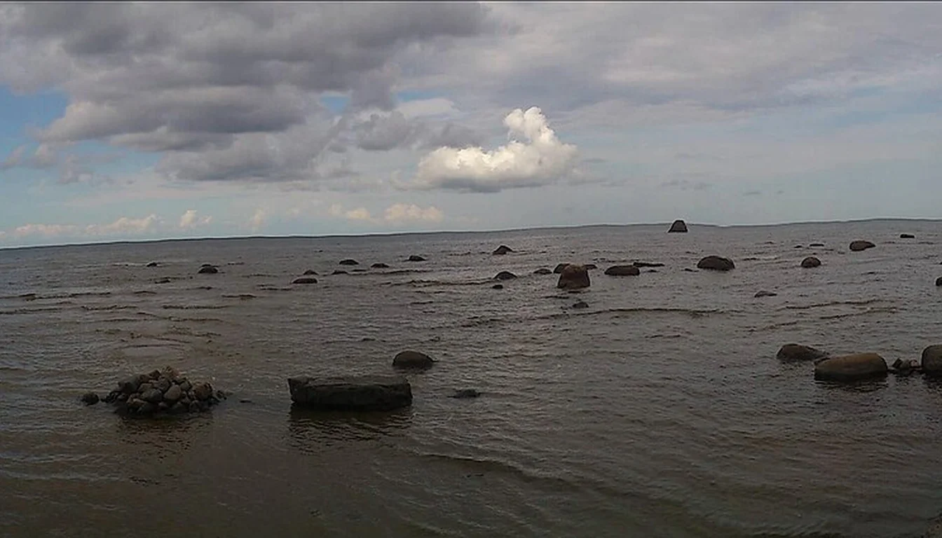 Baltic coastal landscape in Estonia