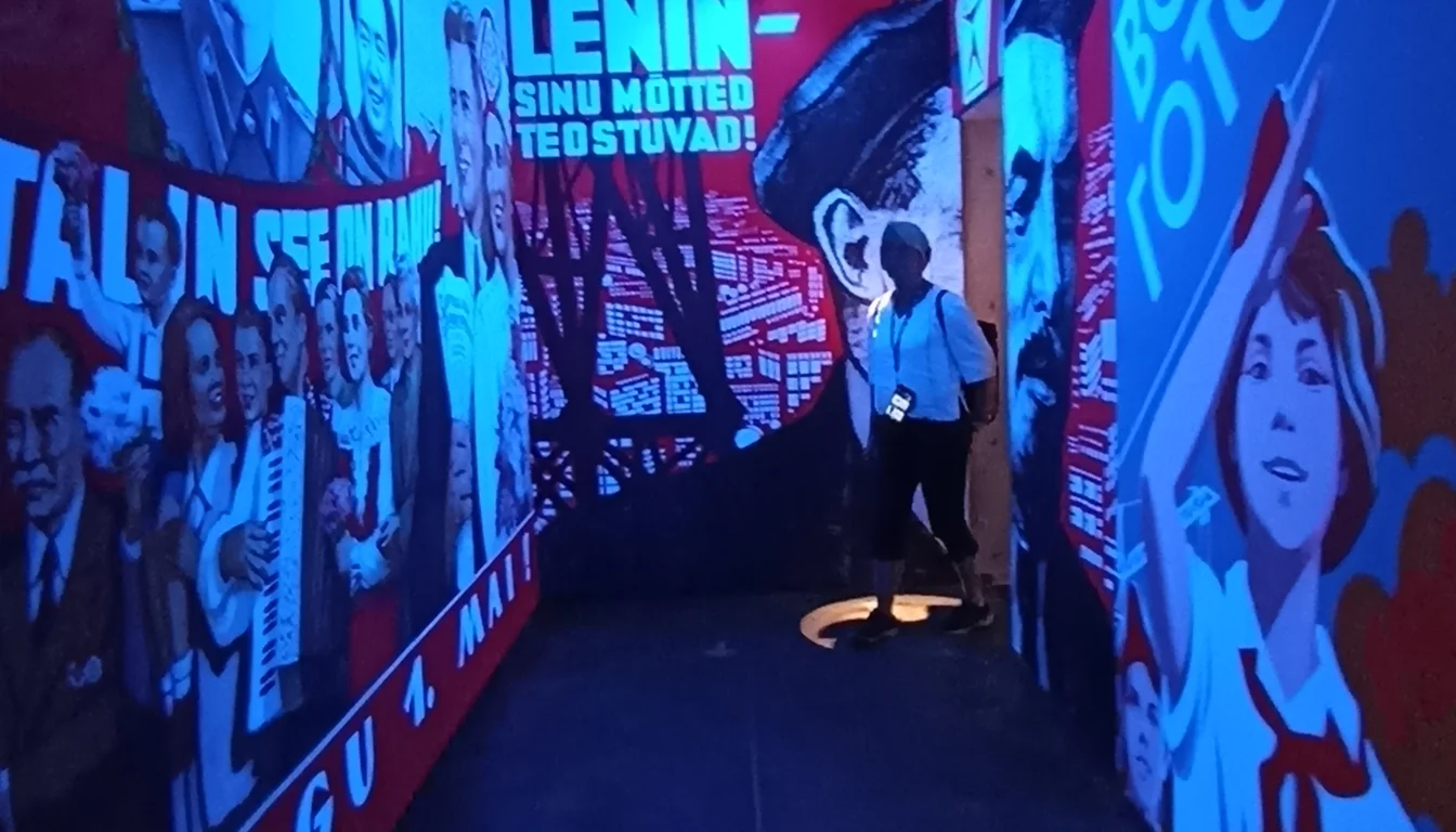 Exhibition interior at Vabamu in Tallinn